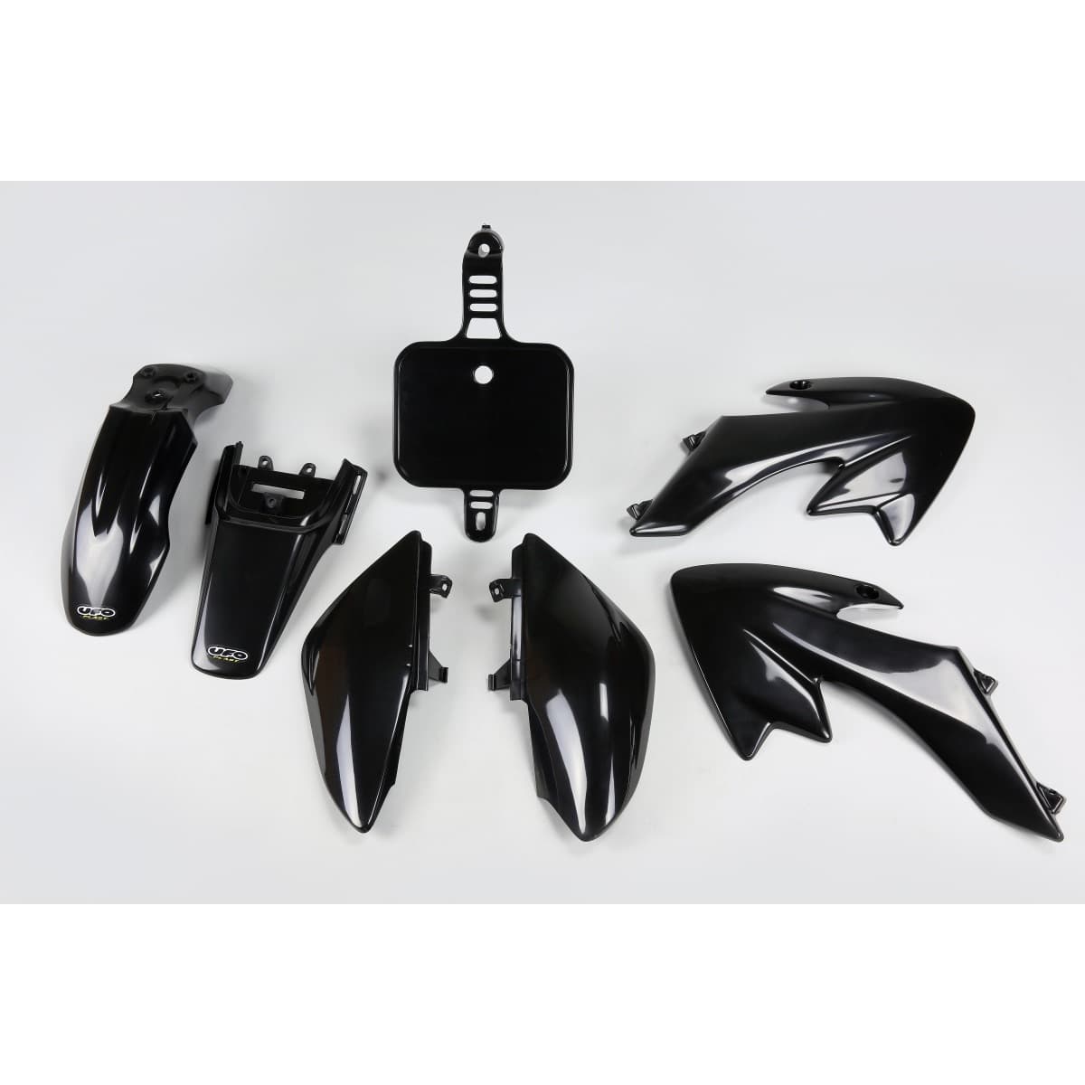 UFO Plastic Kit - Honda CRF 50 2004-2026 - Black product preview