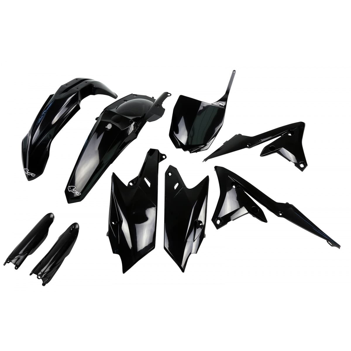 UFO Full Plastic Kit - Yamaha YZ/YZ-F 250-450 2014-2018 - Black product preview
