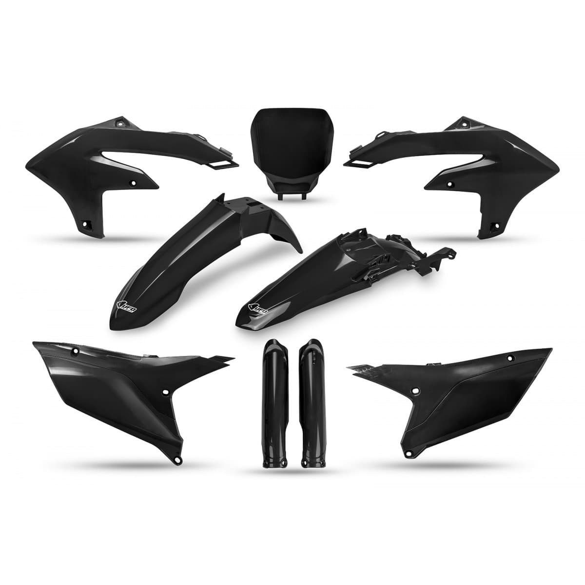 UFO Full Plastic Kit - Yamaha YZ/YZ-F 250-450 2023-2026 - Black product preview