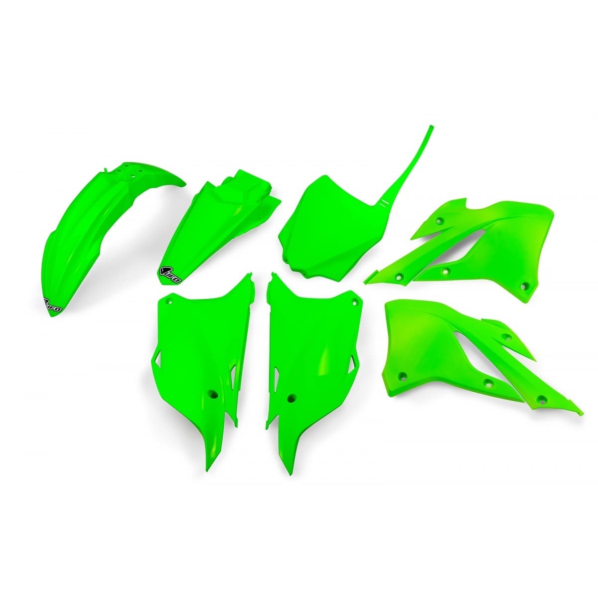 UFO Plastic Kit - Kawasaki KX 85-112 2022-2025 - Neon Green product preview