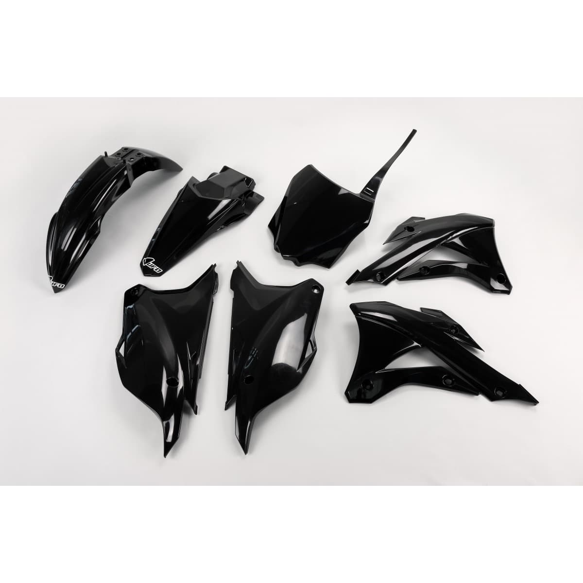 UFO Plastic Kit - Kawasaki KX 85 2014-2021 - Black product preview
