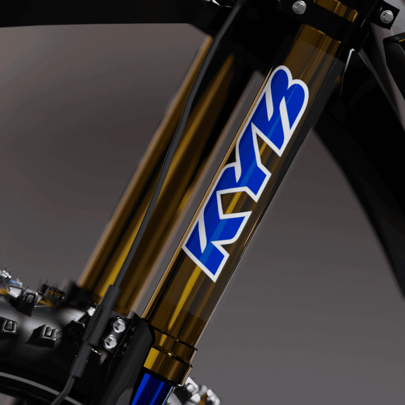 Fork Sticker KYB Blue Clear fits Ducati DESMO product preview