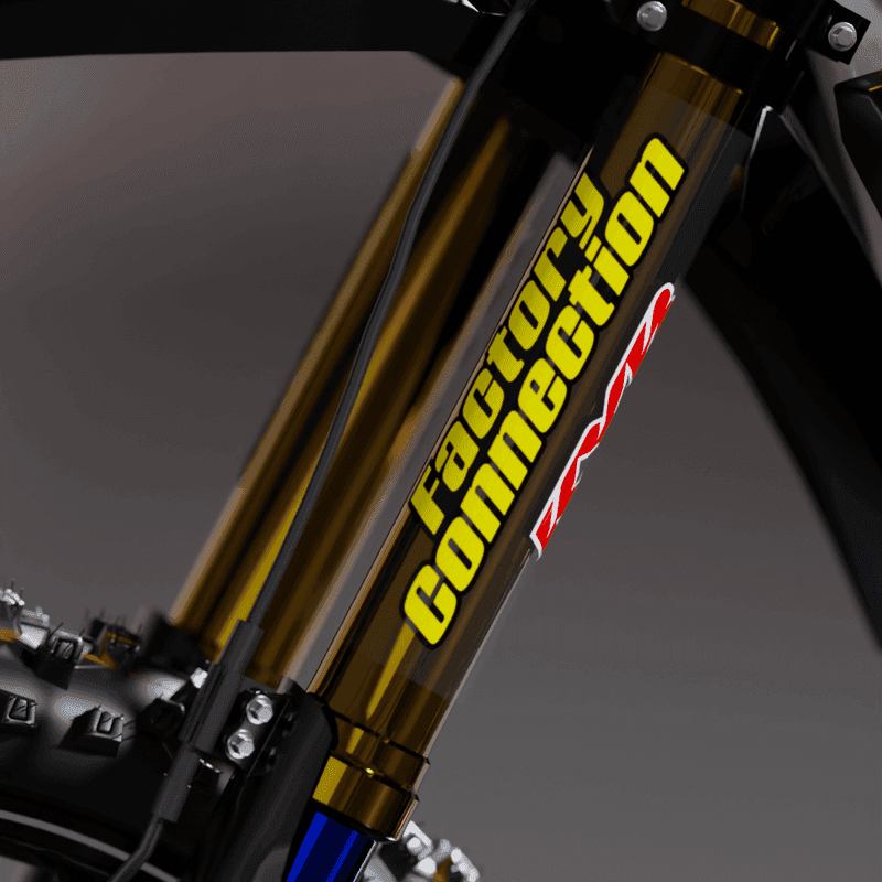 Fork Sticker KYB Factory Connection Clear fits Ducati DESMO product preview