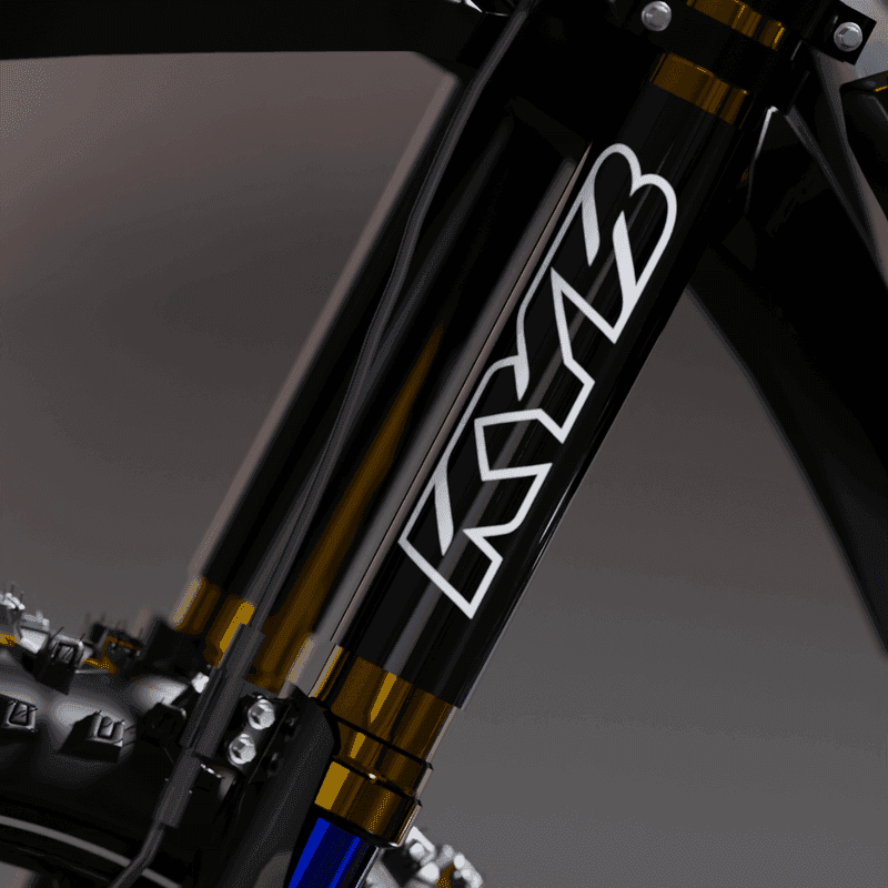 Fork Sticker KYB Standard Black fits Fantic XE / XEF / XX & more product preview
