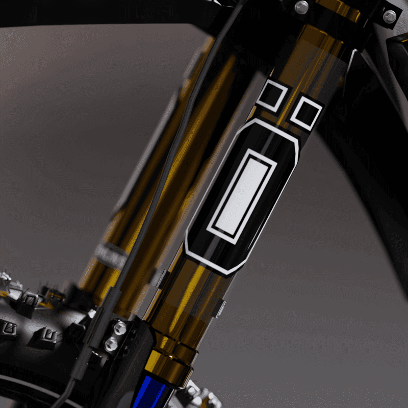 Fork Sticker Ohlins Clear fits Fantic XE / XEF / XX & more product preview