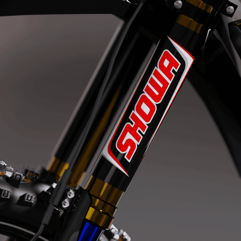 Fork Sticker Showa Black fits Ducati DESMO product preview