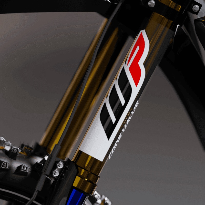 Fork Sticker WP Cone Valve Clear fits Ducati DESMO product preview