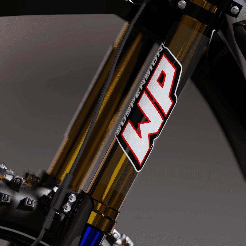 Fork Sticker WP Retro Clear fits Ducati DESMO product preview