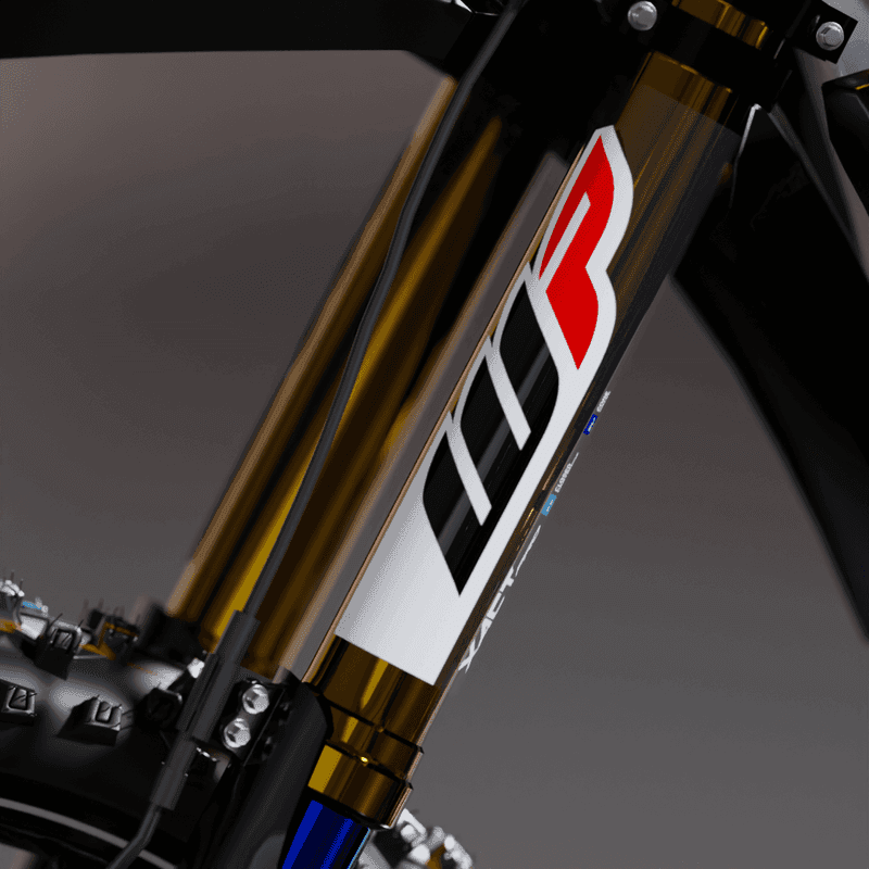 Fork Sticker WP XACT Clear fits Yamaha WR-F / YZ / YZ-F product preview