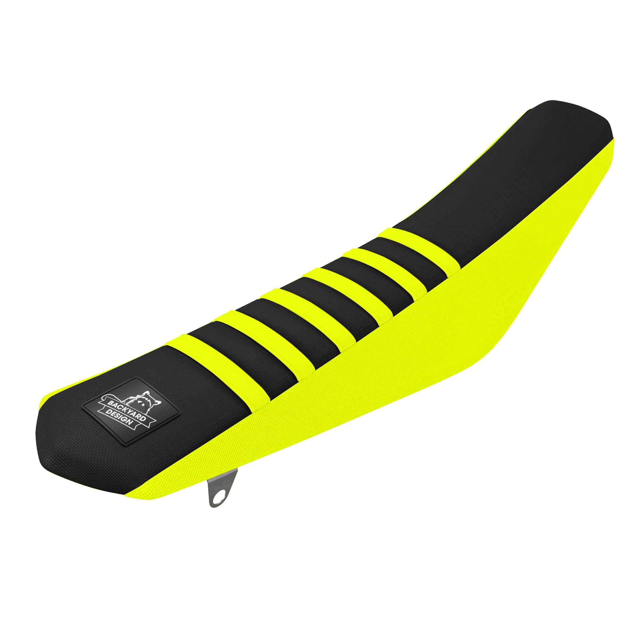 Backyard Design Gripper Seatcover - Kawasaki KX-F 250/450 (2019-2024) - Neon Yellow/Black/Neon Yellow product preview