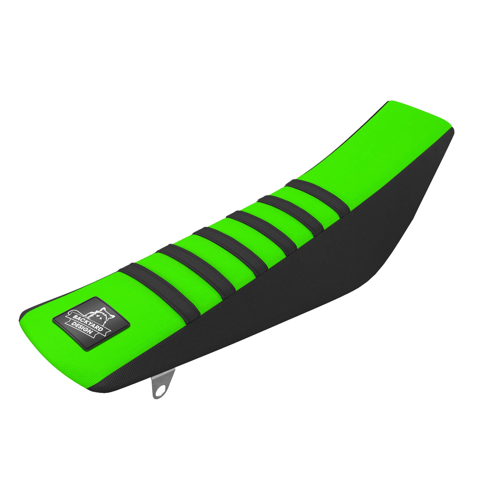 Backyard Design Gripper Seatcover - Kawasaki KX-F 250/450 (2024-2026) - Black/Green/Black product preview