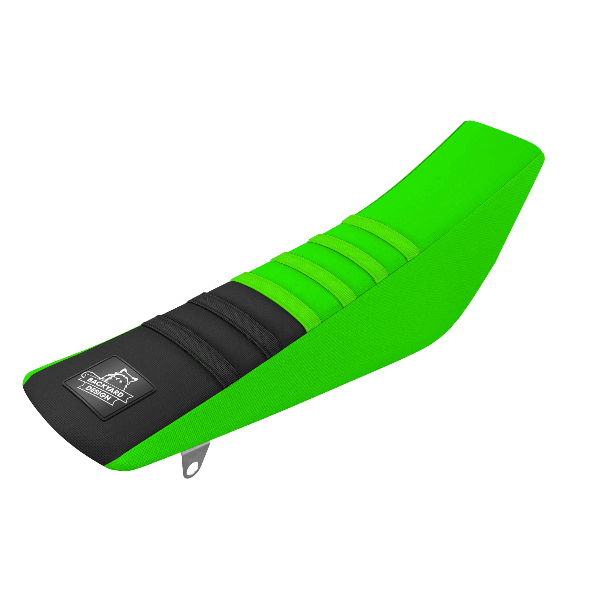 Backyard Design Gripper Seatcover - Kawasaki KX-F 250/450 (2024-2026) - Green/Black/Green/Black product preview