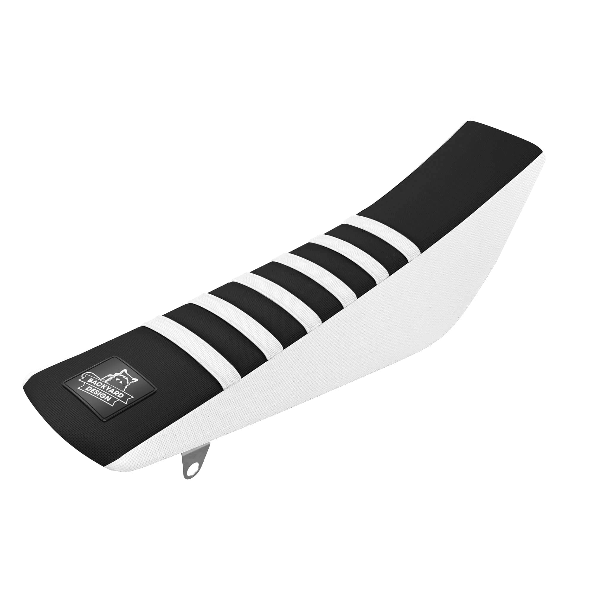 Backyard Design Gripper Seatcover - Kawasaki KX-F 250/450 (2024-2026) - White/Black product preview