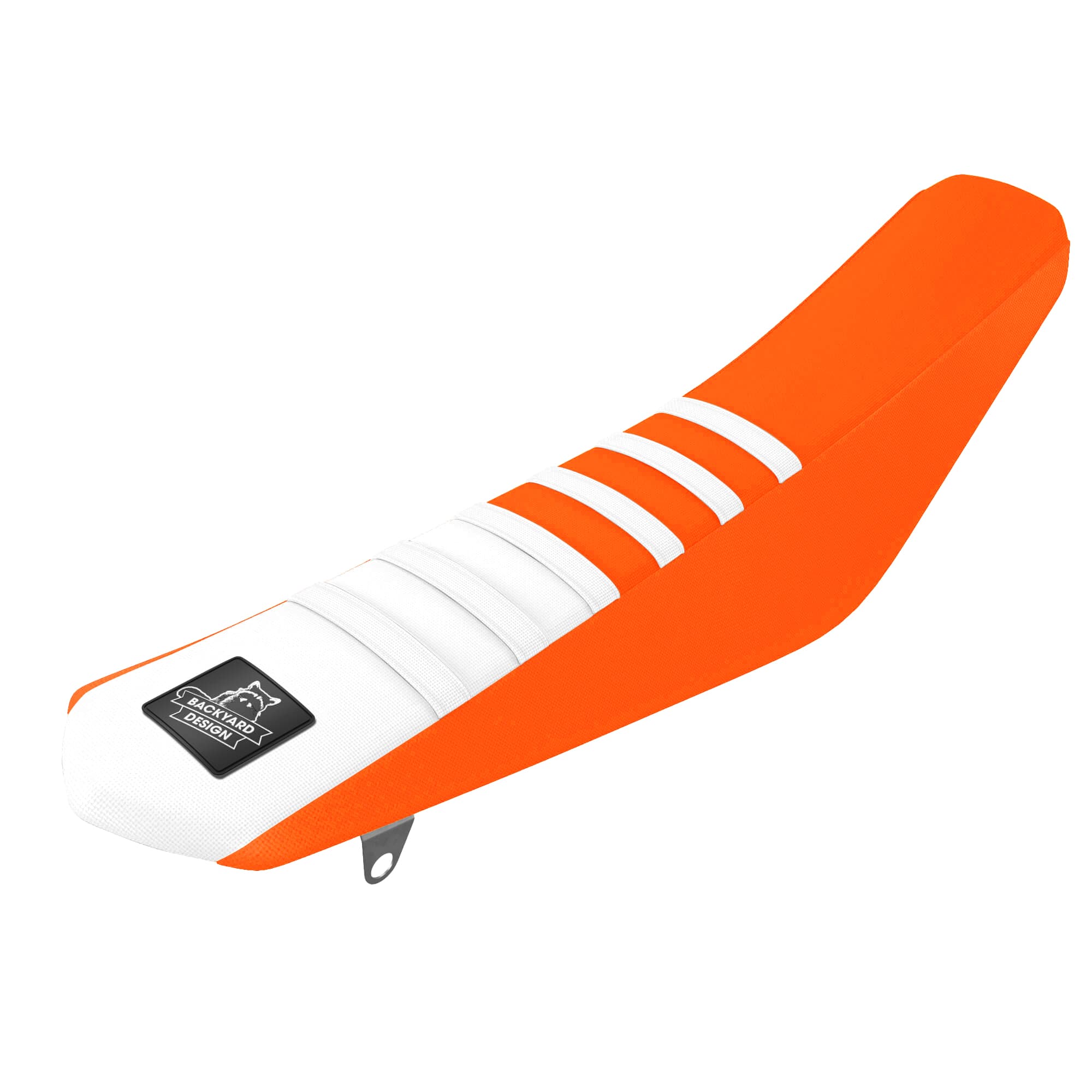 Backyard Design Gripper Seatcover - KTM SX/SX-F & EXC/EXC-F (2019-2023) - Orange/White/Special product preview