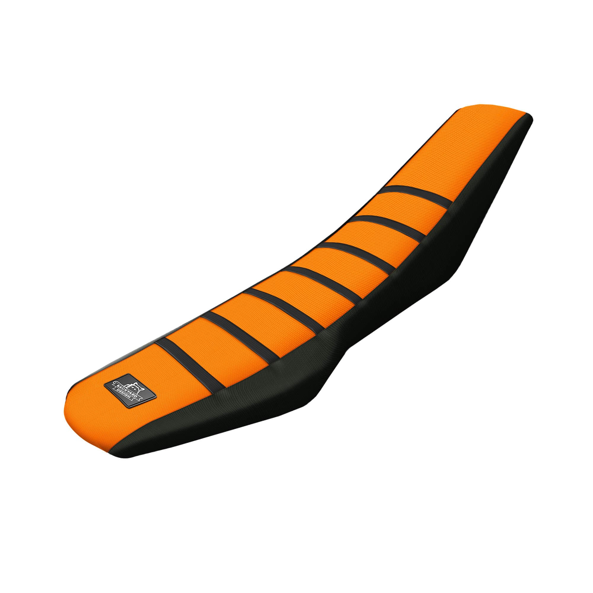 Backyard Design Gripper Seatcover - KTM 690 SMC R (2019-2026) - Black/Orange/Black product preview