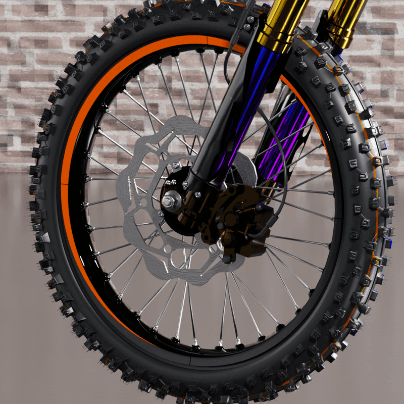 Rim Sticker 50/50 Orange fits Gas Gas EX / MC product preview