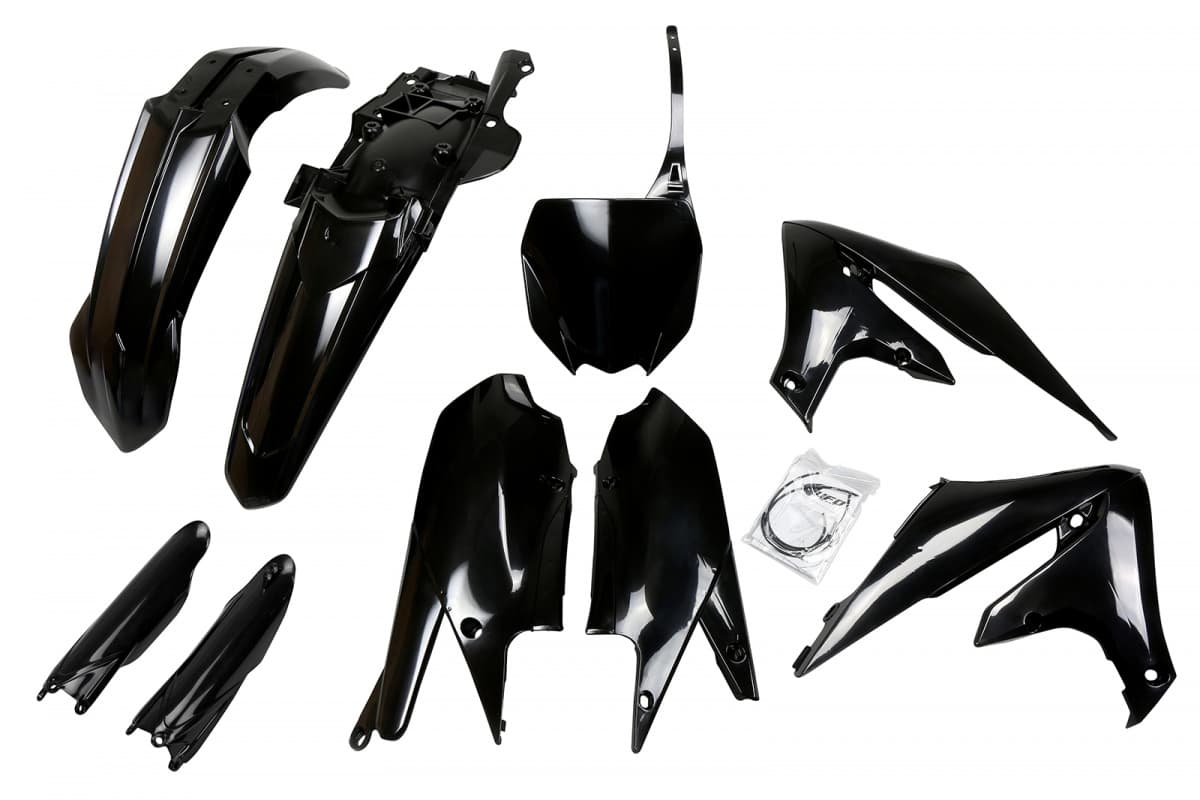UFO Full Plastic Kit - Yamaha YZ/YZ-F 250-450 2018-2024 - Black product preview