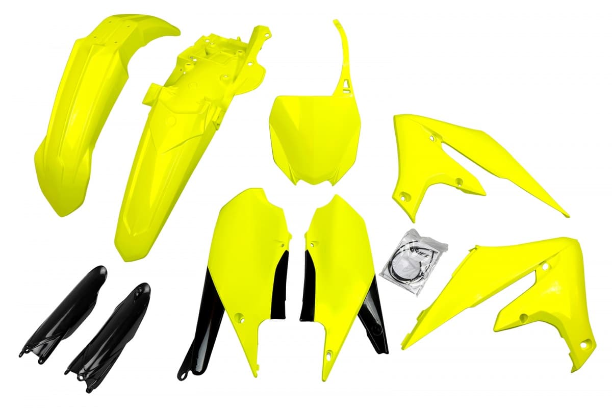 UFO Full Plastic Kit - Yamaha YZ/YZ-F 250-450 2018-2024 - Neon Yellow product preview