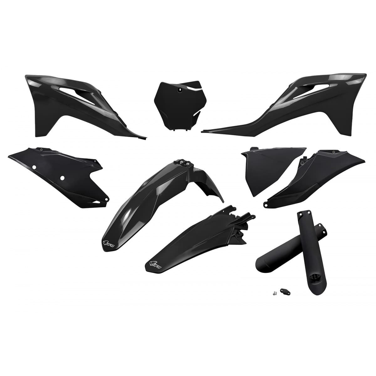 UFO Full Plastic Kit - GasGas MC/MC-F/EX/EX-F 125-300 2021-2023 - Black product preview