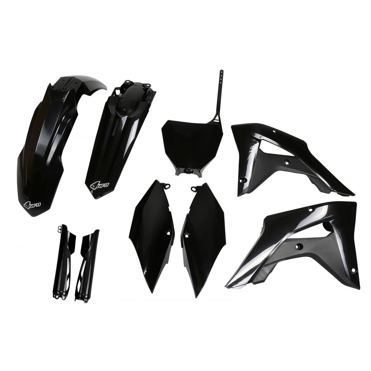 UFO Full Plastic Kit - Honda CRF 2017-2021 - Black product preview