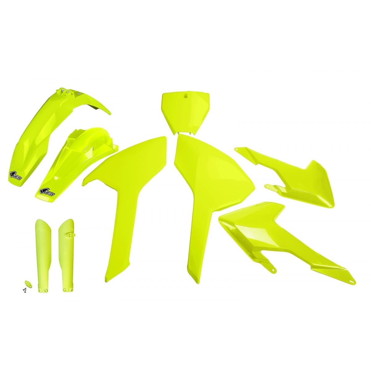 UFO Full Plastic Kit - Husqvarna TC/FC/TX/FX 125-450 2014-2018 - Neon Yellow product preview