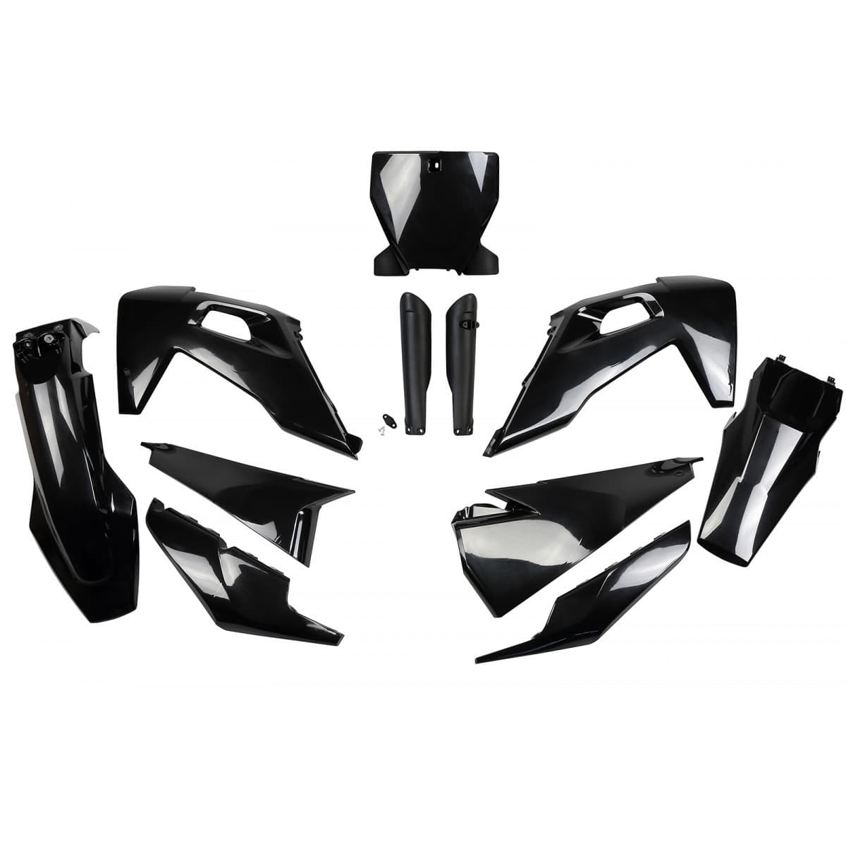 UFO Full Plastic Kit - Husqvarna TC/FC/TX/FX 125-450 2019-2022 - Black product preview
