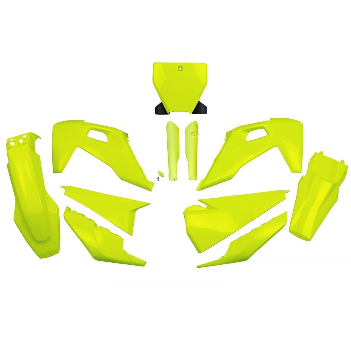 UFO Full Plastic Kit - Husqvarna TC/FC/TX/FX 125-450 2019-2022 - Neon Yellow product preview