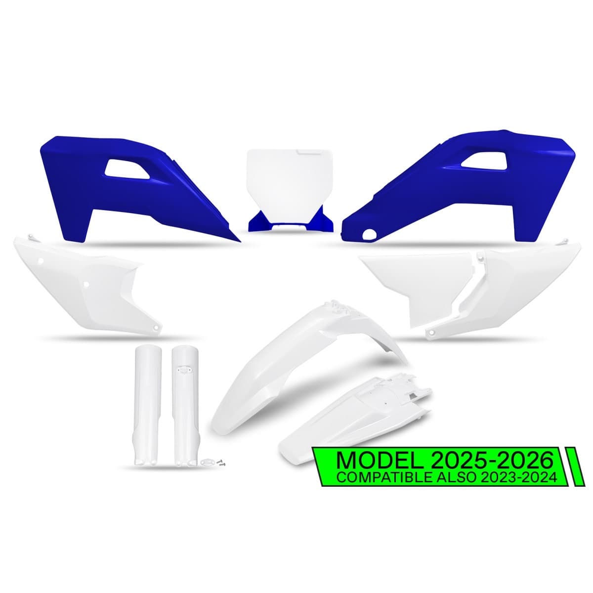 UFO Full Plastic Kit - Husqvarna TC/FC/TX/FX 125-450 2023-2027 - OEM Colors (ref HUKIT630F-999H) product preview