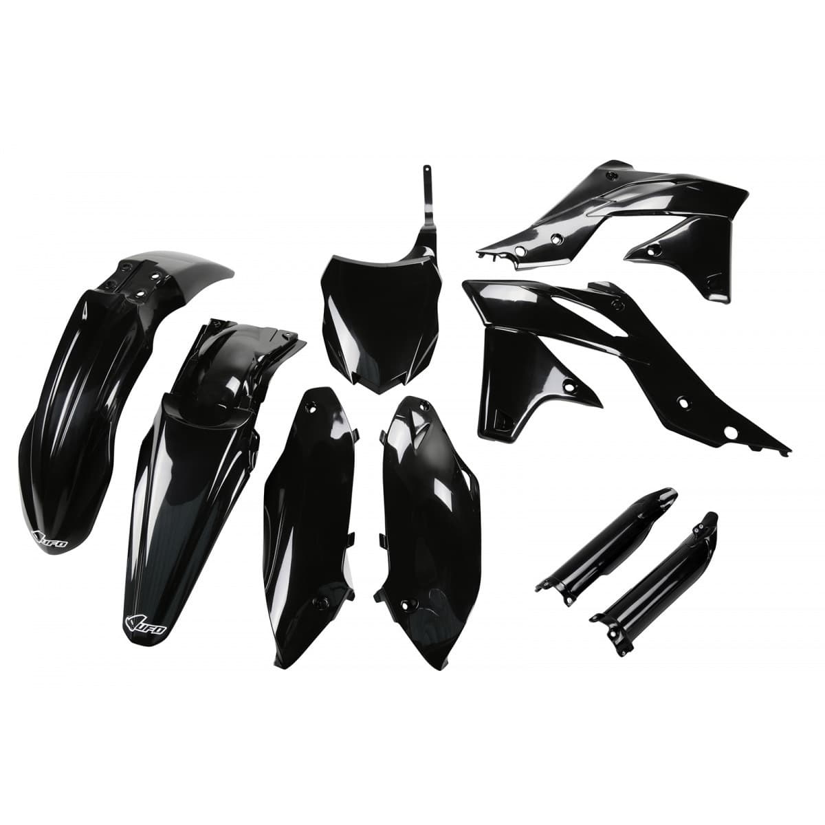 UFO Full Plastic Kit - Kawasaki KX 250 F 2013-2016 - Black product preview