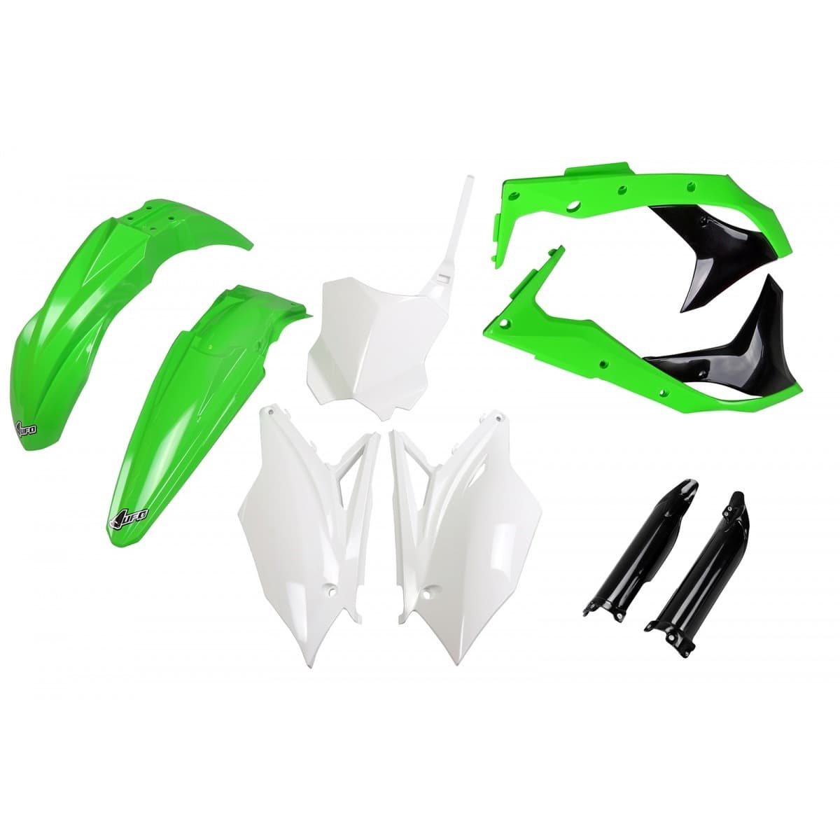 UFO Full Plastic Kit - Kawasaki KX 250 F 2017-2020 - OEM Colors product preview