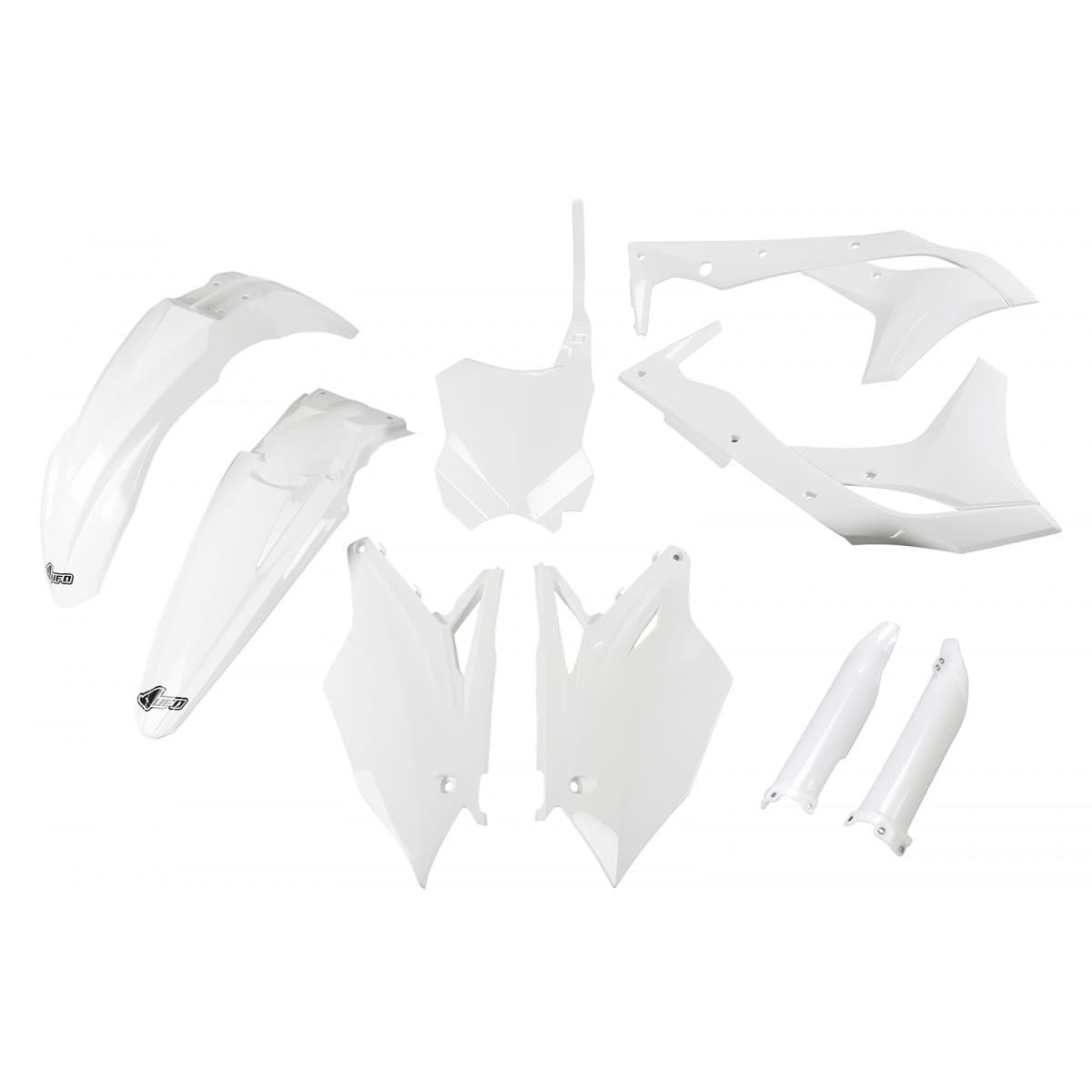 UFO Full Plastic Kit - Kawasaki KX 250 F 2017-2020 - White product preview