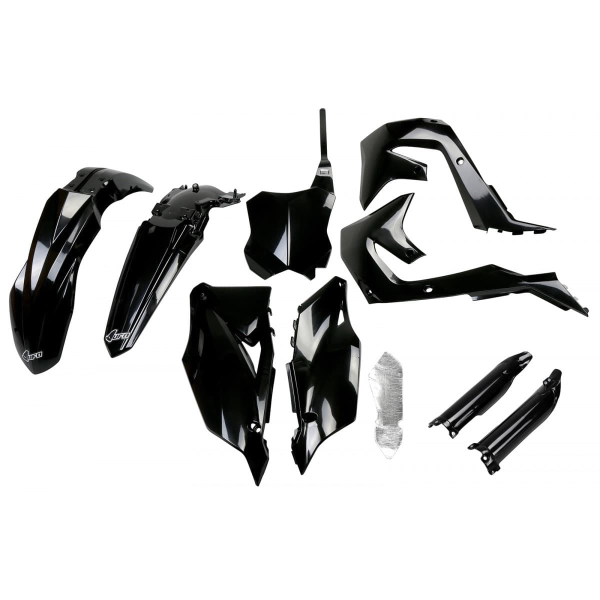 UFO Full Plastic Kit - Kawasaki KX 250-450 2019-2024 - Black product preview