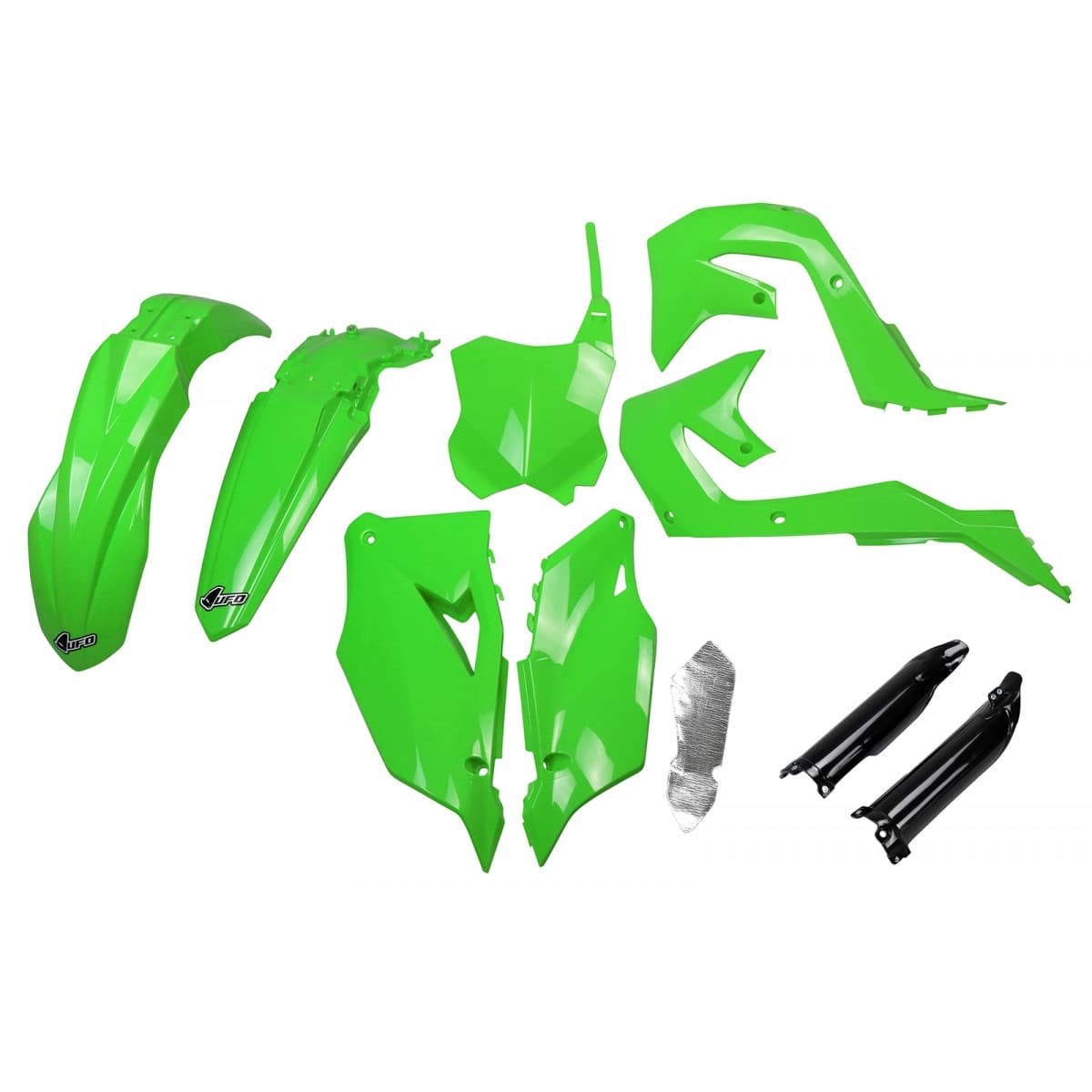 UFO Full Plastic Kit - Kawasaki KX 250-450 2019-2024 - OEM Colors 21-23 product preview