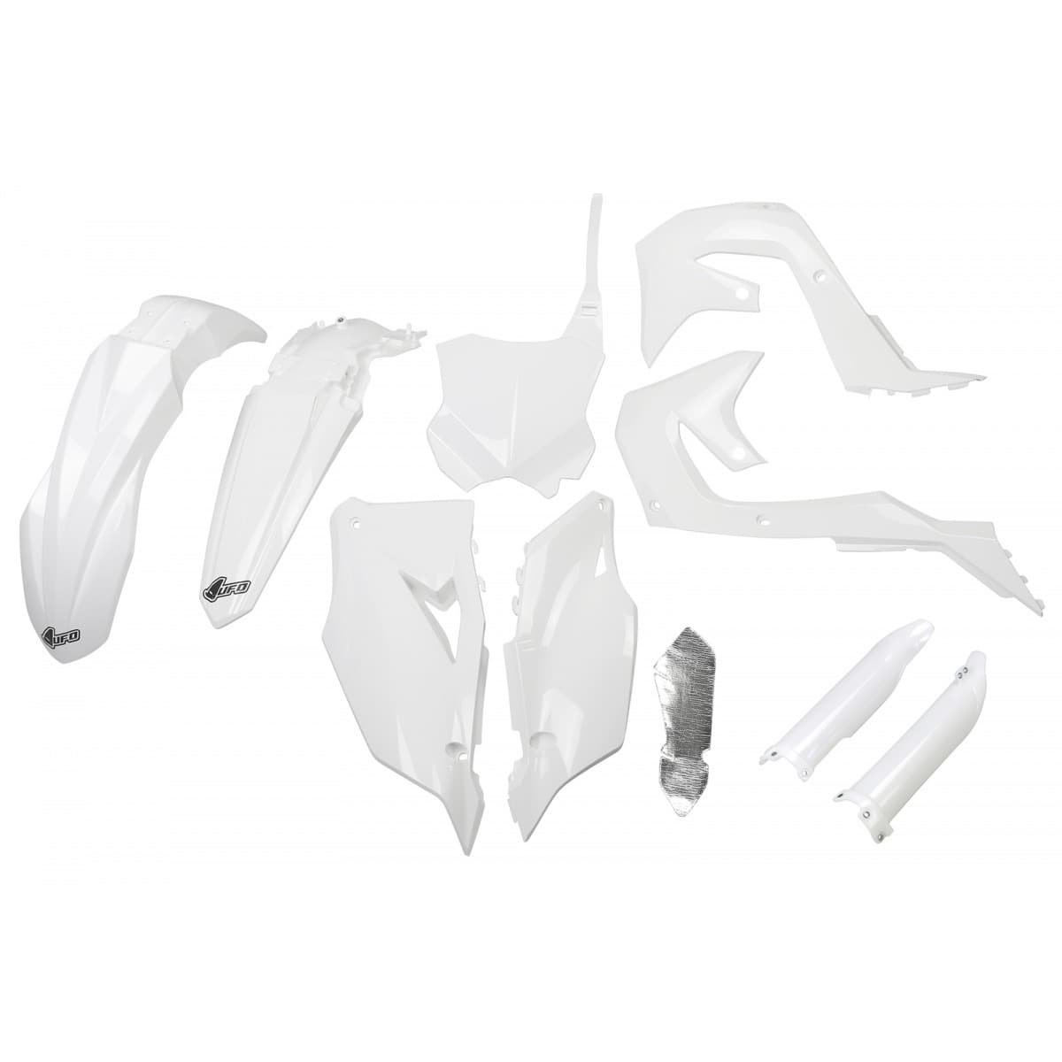 UFO Full Plastic Kit - Kawasaki KX 250-450 2019-2024 - White product preview