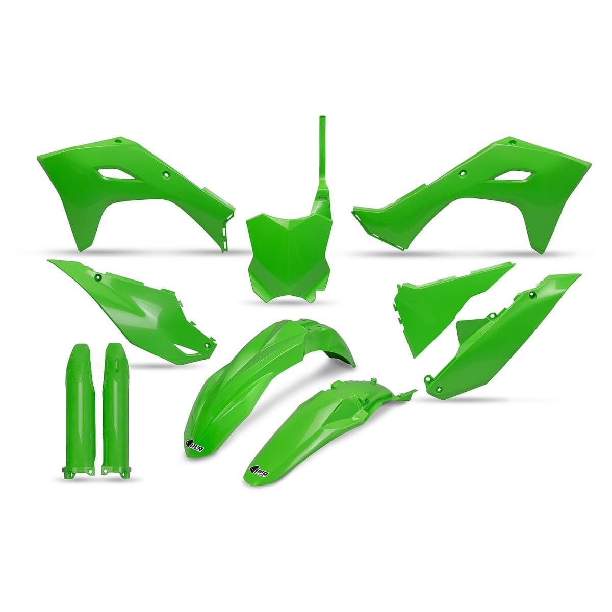 UFO Full Plastic Kit - Kawasaki KX 250-450 2024-2026 - OEM Color product preview
