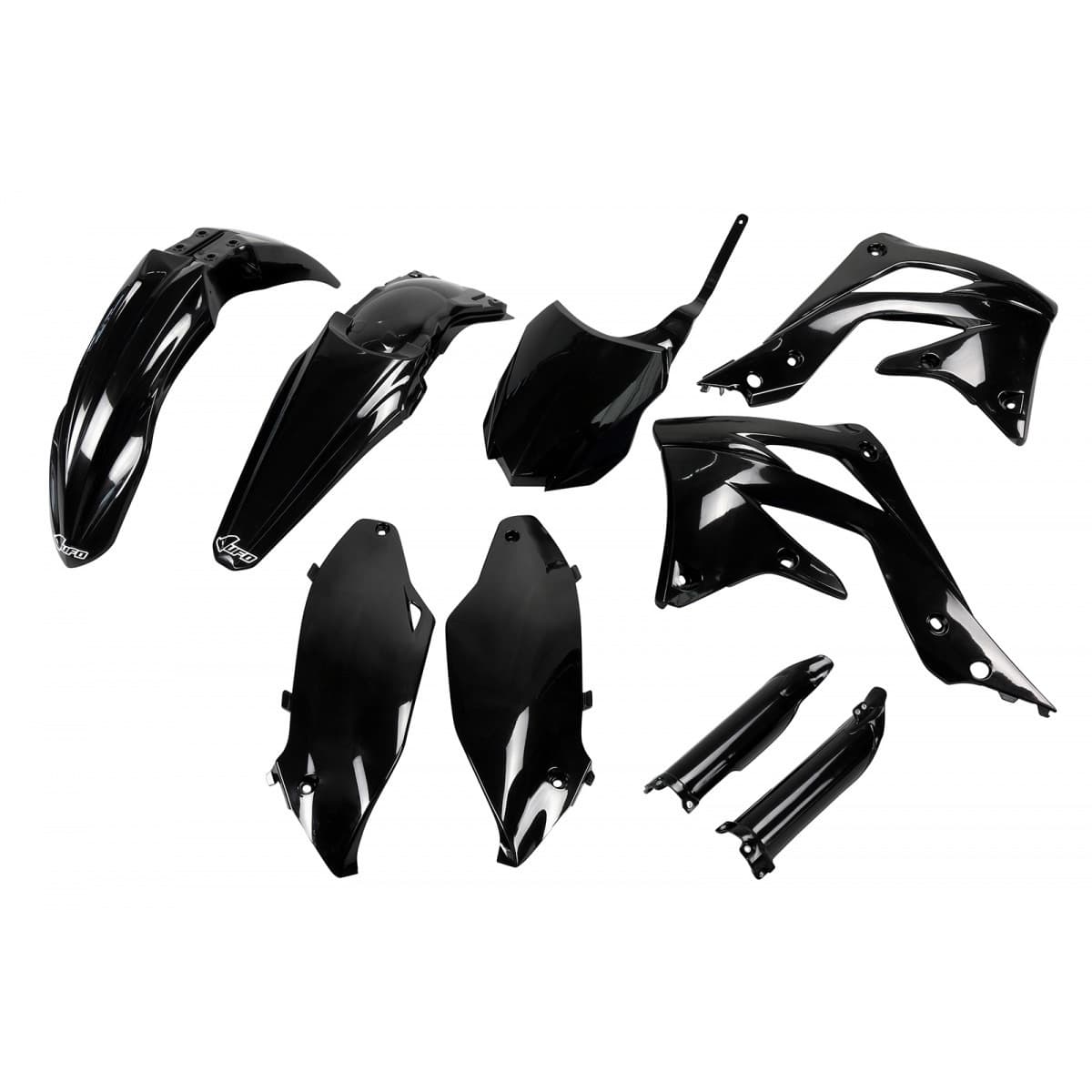 UFO Full Plastic Kit - Kawasaki KX 450 F 2013-2015 - Black product preview