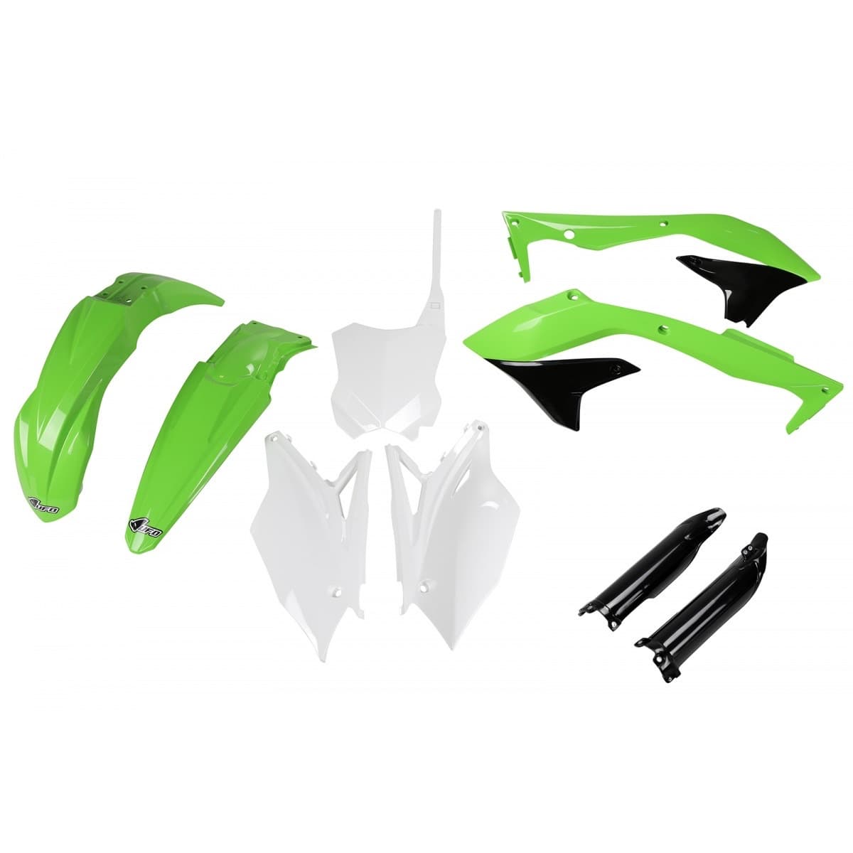 UFO Full Plastic Kit - Kawasaki KX 450 F 2016-2018 - OEM Colors product preview
