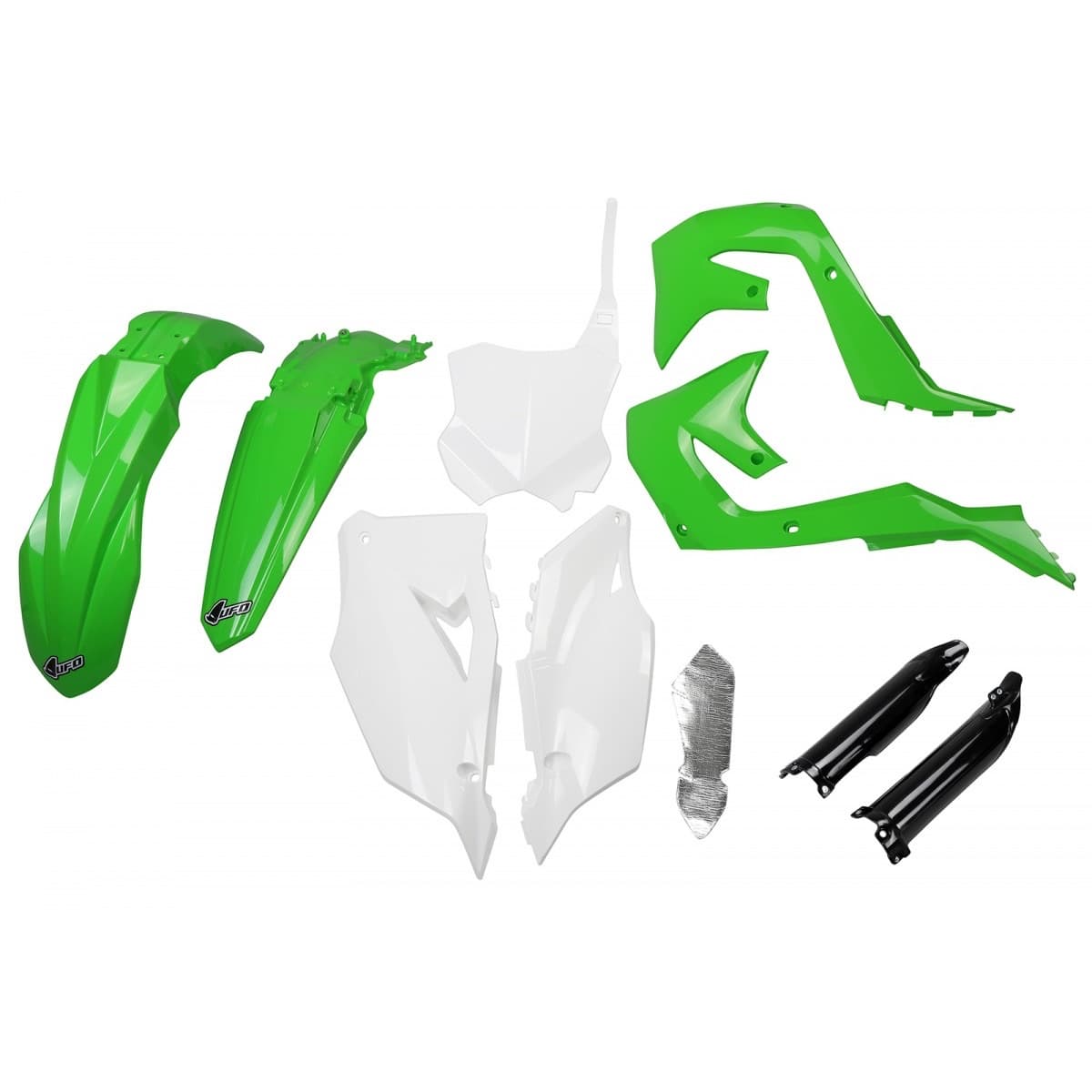 UFO Full Plastic Kit - Kawasaki KX 250-450 2019-2026 - OEM Colors 19 product preview