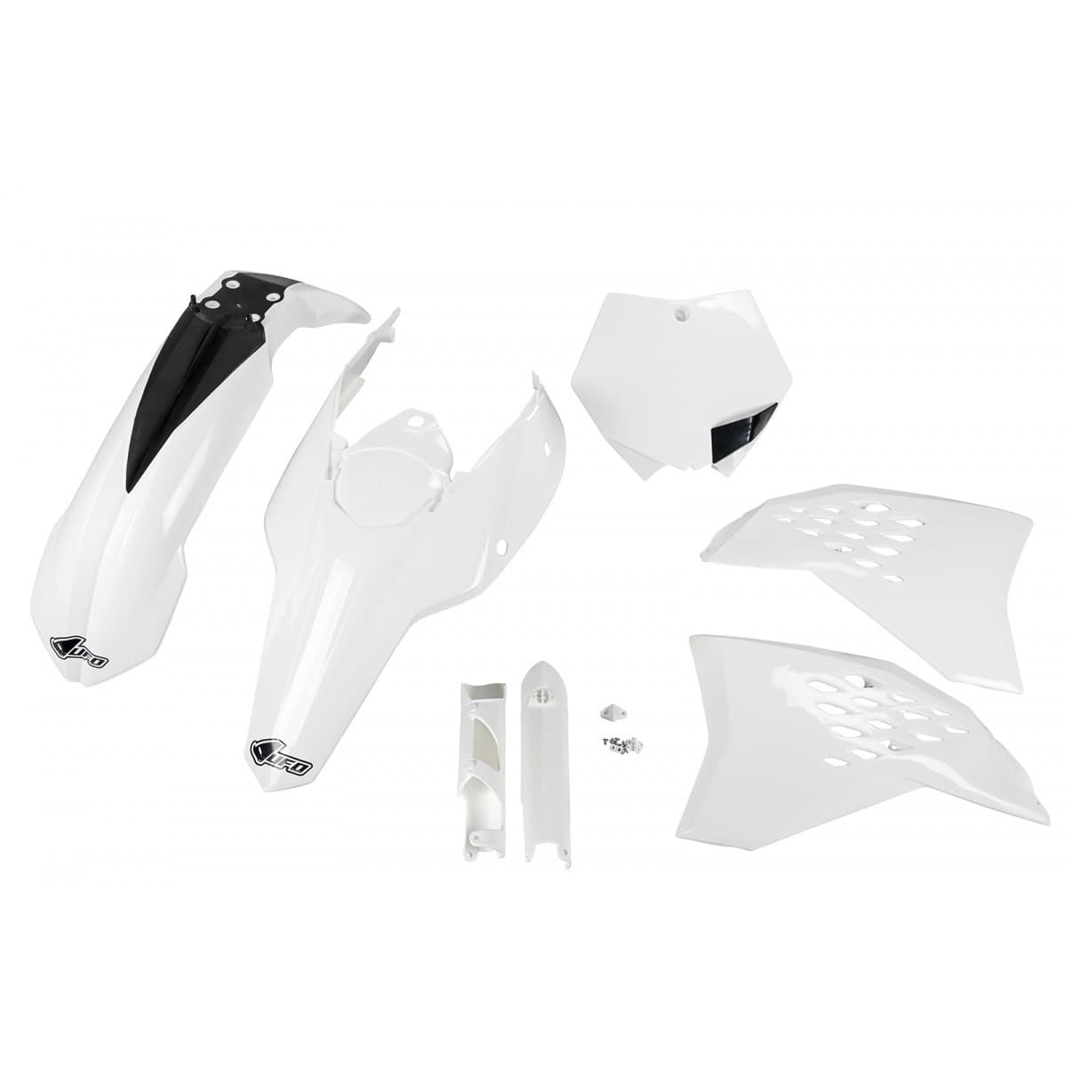 UFO Full Plastic Kit - KTM XC-F 125-505 2007-2010 - White product preview