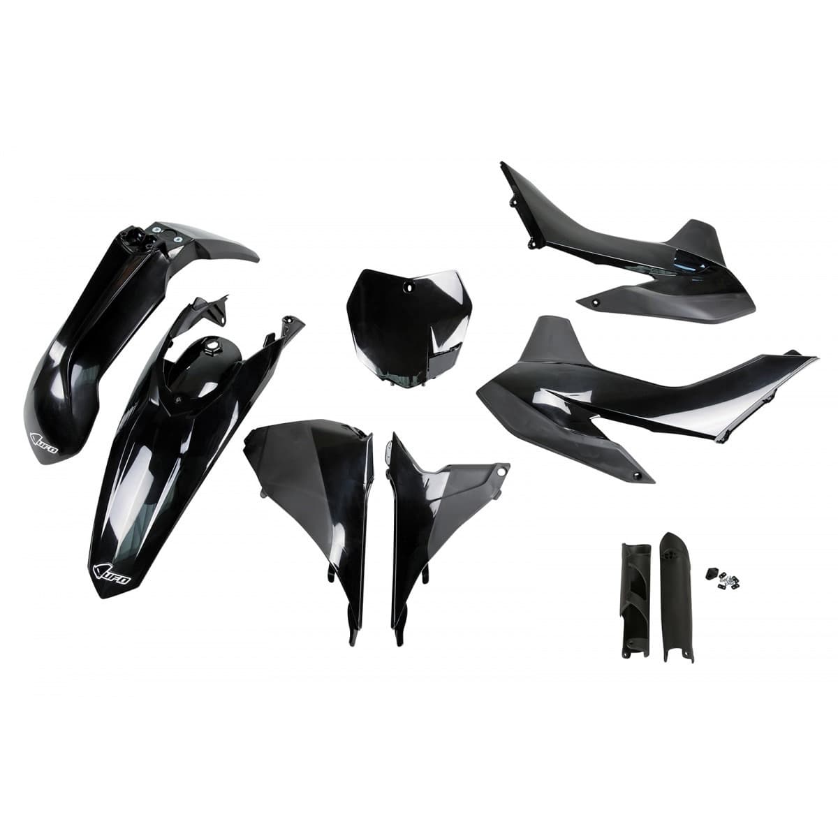 UFO Full Plastic Kit - KTM XC-F 125-450 2013-2016 - Black product preview