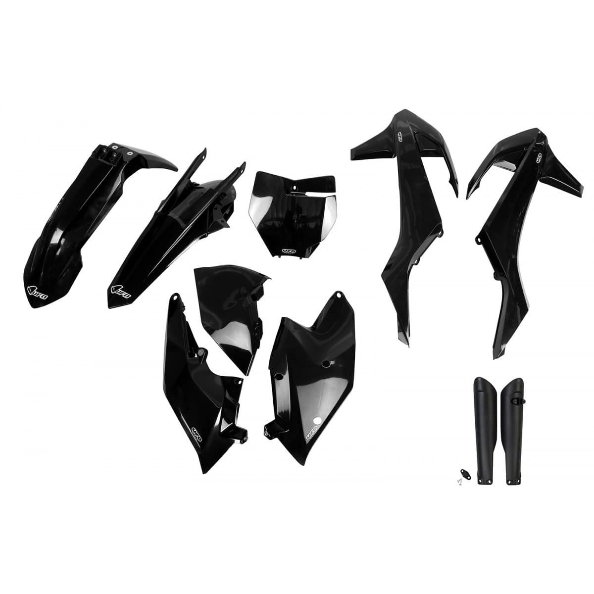 UFO Full Plastic Kit - KTM XC-F 125-450 2016-2018 - Black product preview