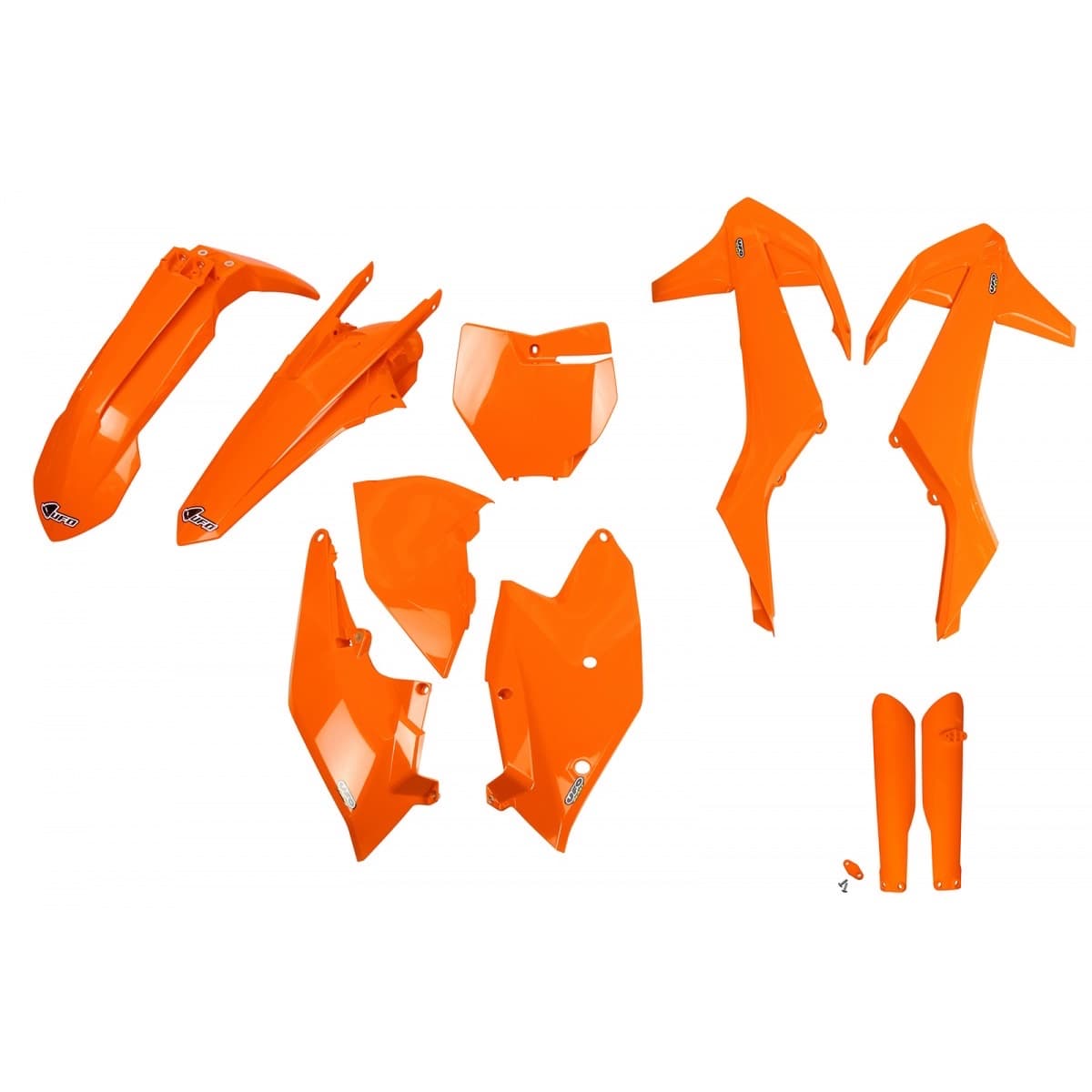 UFO Full Plastic Kit - KTM XC-F 125-450 2016-2018 - Neon Orange product preview