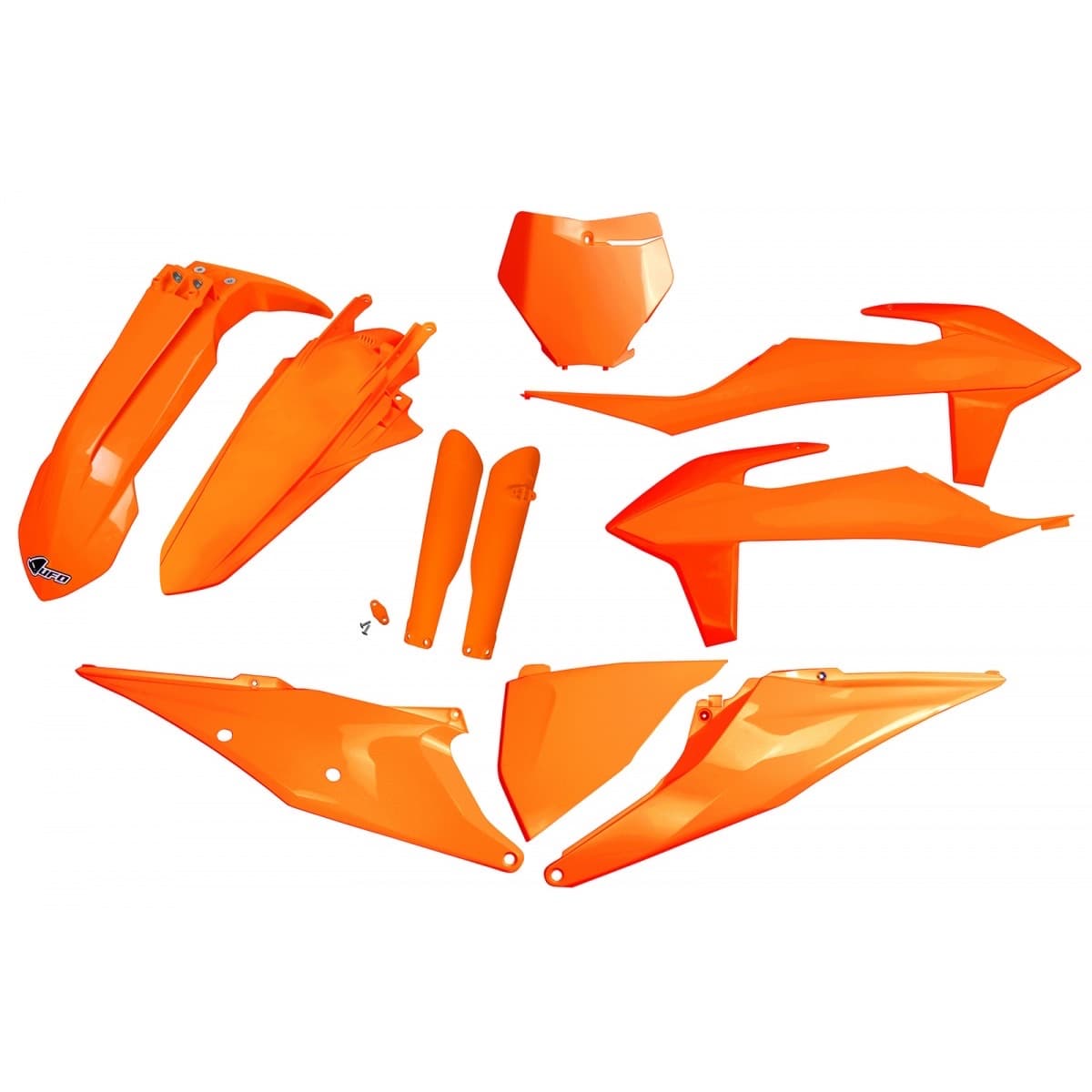 UFO Full Plastic Kit - KTM XC-F 125-450 2019-2022 - Neon Orange product preview