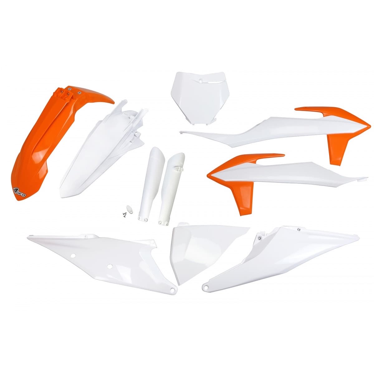 UFO Full Plastic Kit - KTM XC-F 125-450 2019-2022 - OEM Colors 20 & 22 product preview