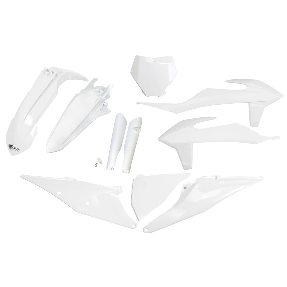 UFO Full Plastic Kit - KTM XC-F 125-450 2019-2022 - White product preview