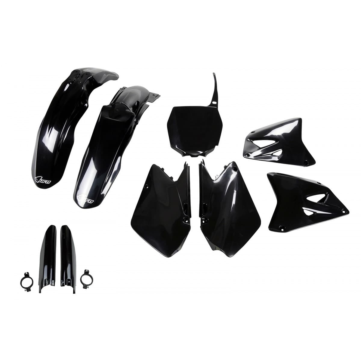 UFO Full Plastic Kit - Suzuki RM 125-250 2001-2008 - Black product preview