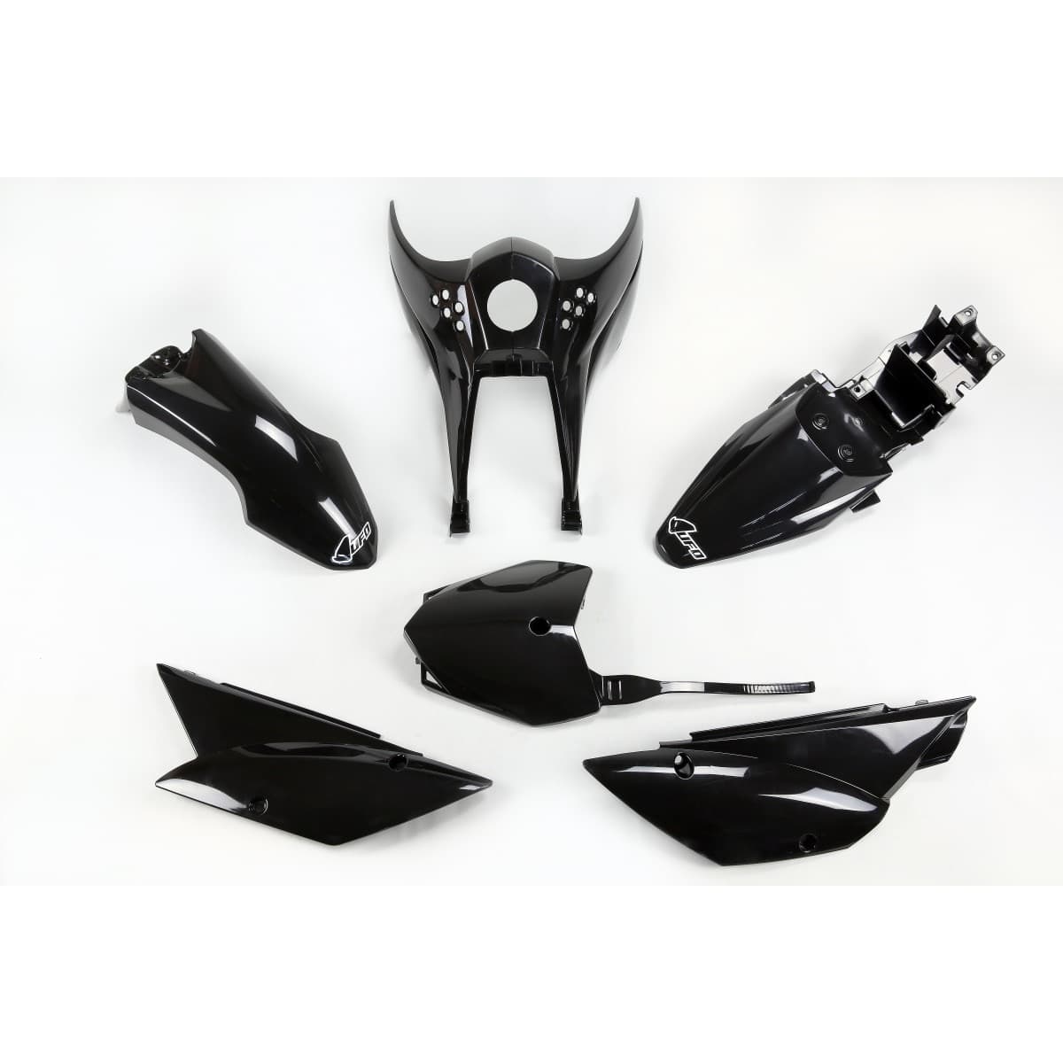 UFO Plastic Kit - Kawasaki KLX 110 2010-2026 - Black product preview