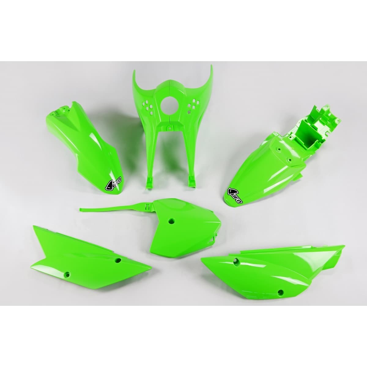UFO Plastic Kit - Kawasaki KLX 110 2010-2026 - Green product preview